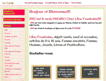 Tablet Screenshot of lilouframboise.com
